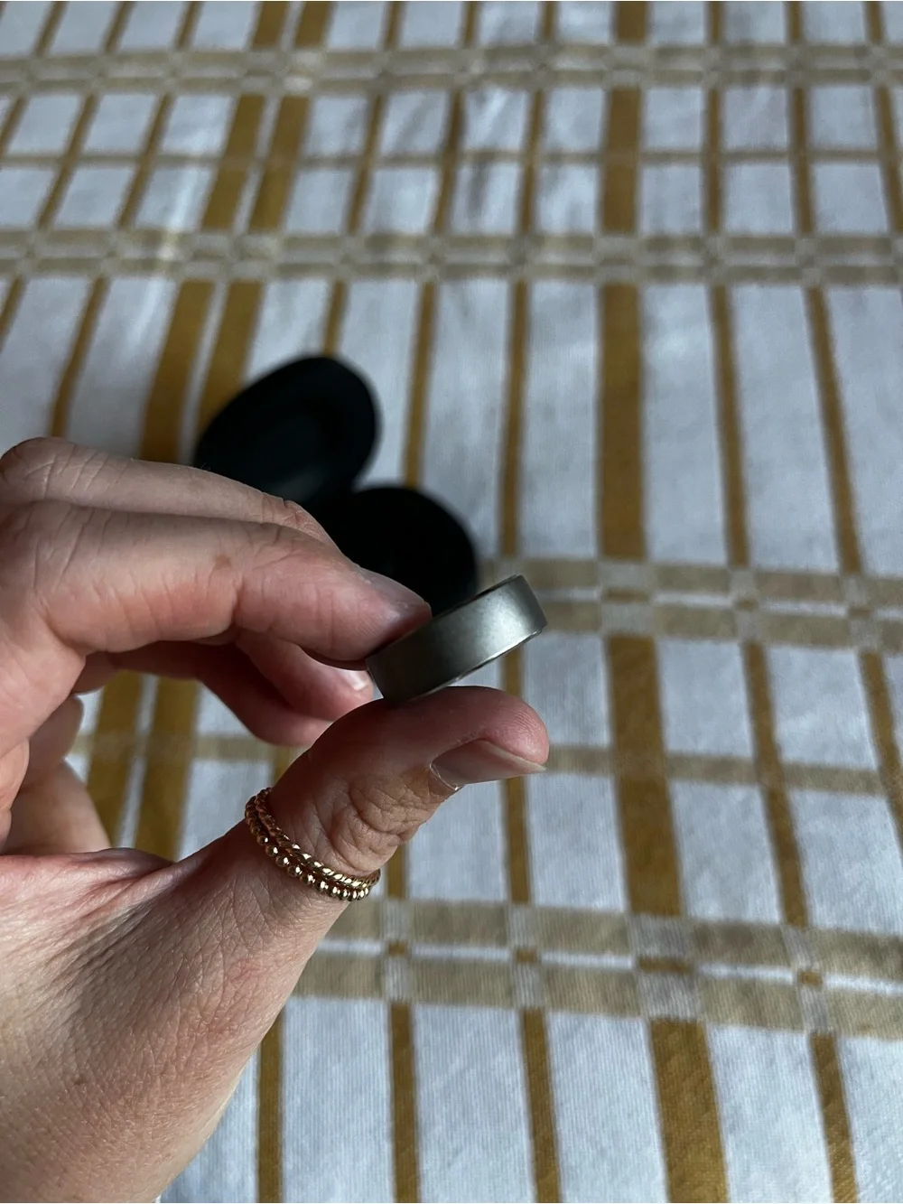 Ringconn generation 1 smart ring size 7 in silver